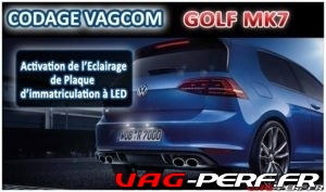 Lire la suite à propos de l’article Golf 7 (5G) – Activation de l’éclairage de plaque d’immatriculation à LED