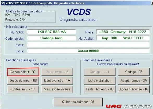 Tutoriel Vag Com Et Vcds Effacer Les Codes Défaut Vag Perf