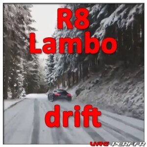 Lire la suite à propos de l’article Une Audi R8 V10 pour faire du Drift sur la neige