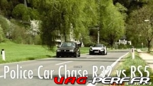 Lire la suite à propos de l’article La Police en Audi S5 Police chasse une Golf R32 Turbo
