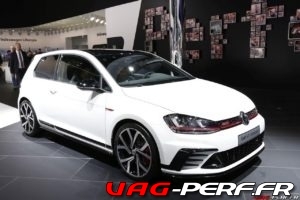 Lire la suite à propos de l’article Geneva Motor Show : la Golf 7 Gti Club Sport est présente sur le Stand VW
