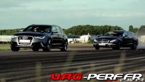 Lire la suite à propos de l’article Breaks de chasse sur piste de drag ! Audi RS6 vs CLS 63 AMG, laquelle court le plus vite ?