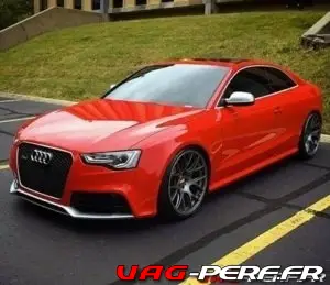 Lire la suite à propos de l’article Une Audi RS5 Rouge posée sur de magnifiques jantes de 20″