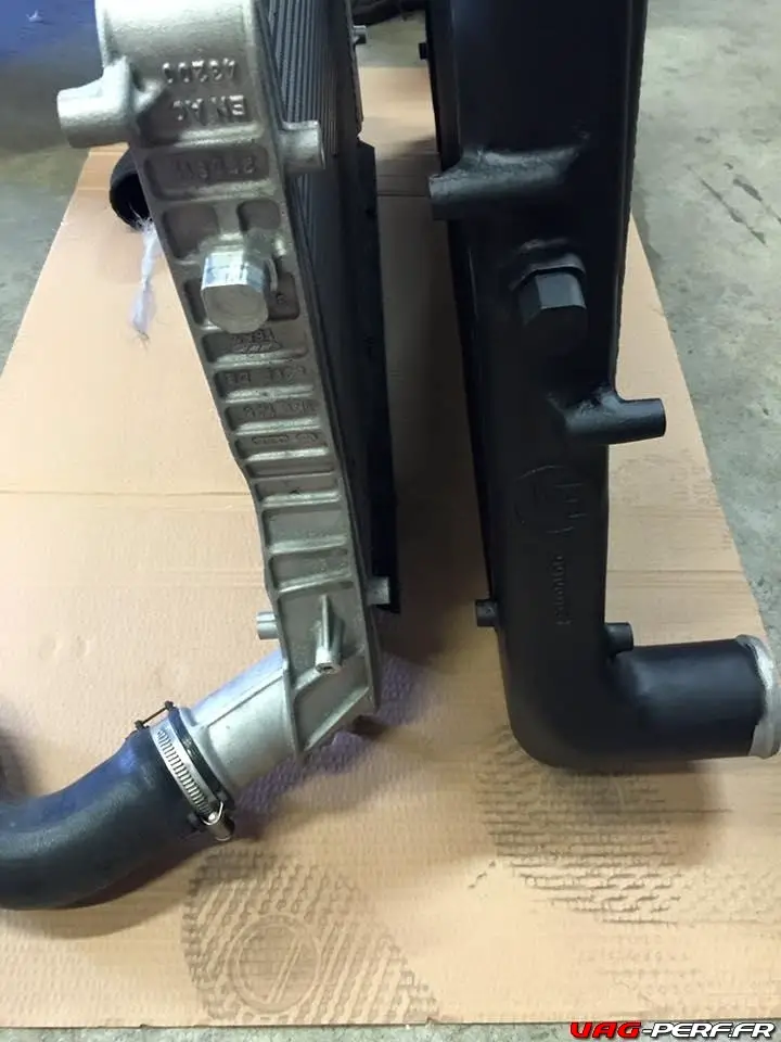 Lire la suite à propos de l’article Comparatif Intercooler Audi S3 TFSI full aluminium vs Wagner