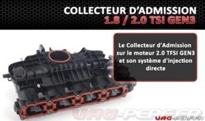 Lire la suite à propos de l’article Le Collecteur d’Admission sur le moteur 1.8/2.0 TSI EA888 GEN3 : Vue d’ensemble, dépose et repose !