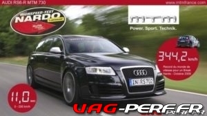 Lire la suite à propos de l’article RS6 R préparée par MTM 340km/h et 730cv !