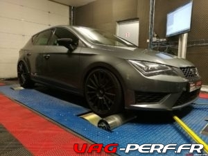 Lire la suite à propos de l’article Nantes Équip’Auto Saint Herblain : Une Seat Cupra 290 en Stage 2 APR à 414cv et 582nm !