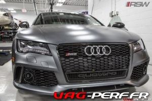 Lire la suite à propos de l’article Audi RS7 4.0 TFSI V8 avale le 1/4 de mile en 10.34s à 134.95mph ! APR Stage II