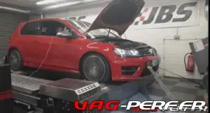 Lire la suite à propos de l’article Une Golf R équipée d’un Kit turbo iroz650 sur le banc au SP99