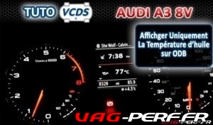 Lire la suite à propos de l’article Température d’huile (uniquement) sur ODB sur Audi A3 8V