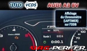 Lire la suite à propos de l’article Affichage du Chronomètre sur ODB sur Audi A3 8V
