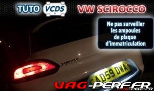 Lire la suite à propos de l’article Codage VAGCOM Scirocco (13) – Ne pas surveiller les ampoules de plaque d’immatriculation