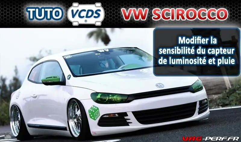 Lire la suite à propos de l’article Codage VCDS Scirocco (13) – Modifier la sensibilité du capteur de luminosité et pluie