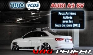 Lire la suite à propos de l’article A3 (8V) – Feux arrières activés avec les feux de jours (DRL)