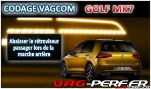 Lire la suite à propos de l’article Golf 7 Abaisser le rétroviseur passager lors de la marche arrière