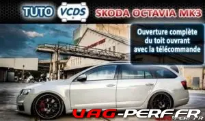 Lire la suite à propos de l’article Octavia 3 (5E) Ouverture complète du toit ouvrant avec la télécommande