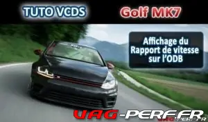 Lire la suite à propos de l’article Golf MK7 : Affichage du rapport de vitesse sur l’ordinateur de bord