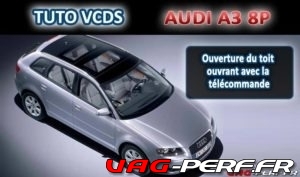 Lire la suite à propos de l’article Audi A3 Ouverture du toit ouvrant avec la télécommande