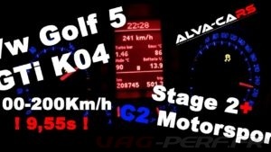 Lire la suite à propos de l’article ⭐Vw Golf 5 GTi 385hp/530nm K04 Stage 2+ C2 Motorsport 100-200Km/h VBOX⭐