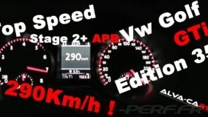 Lire la suite à propos de l’article ⭐Vw Golf GTi Ed.35 stage 2+ APR Top Speed Run 290km/h⭐