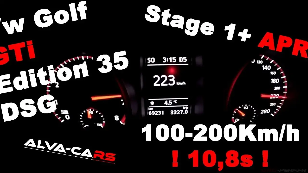 Lire la suite à propos de l’article ⭐GTi Ed35 DSG 325hp/460nm Stage 1+ APR 100-200Km/h VBOX⭐
