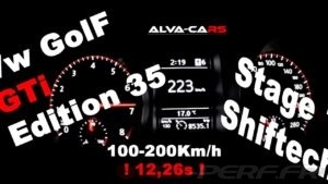 Lire la suite à propos de l’article ⭐VW Golf GTi Ed.35 312hp/424nm Stage 1 Shiftech 100-200Km/h VBOX⭐
