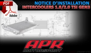 Lire la suite à propos de l’article Notice de montage Intercooler APR 1.8T/2.0T Intercooler Plateforme MQB IC100019