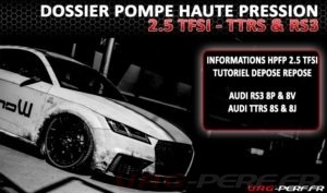 Lire la suite à propos de l’article Tutoriel : Pompe haute pression moteur 5 Cylindres Audi TTRS / RS3 2.5 TFSI HPFP