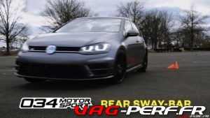 Lire la suite à propos de l’article Les barres stabilisatrices Arrières 034 Motorsport renforcées pour Volkswagen Golf MKVII R, Audi A3/S3 Quattro 8V et TT/TTS 8S