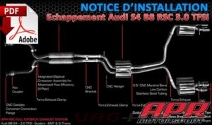 Lire la suite à propos de l’article Manuel PDF APR APR Audi B8 S4 3.0 TFSI RSC Exhaust System