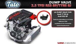Lire la suite à propos de l’article La Dump Valve d’origine sur les AUDI moteurs 2.5 TFSI TTRS et RS3