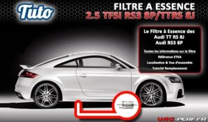 Lire la suite à propos de l’article Le Filtre à Carburant du moteur 2.5 TFSI des Audi TTRS et Audi RS3 : Informations, Référence ETKA et commande en ligne