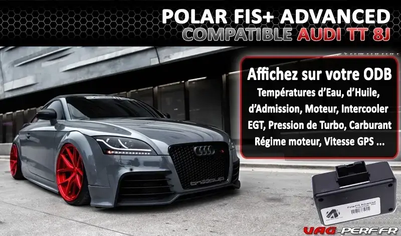 Lire la suite à propos de l’article La Nouvelle version du PolarFIS PF04 est désormais compatible avec l’Audi TT 8J