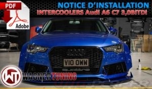 Lire la suite à propos de l’article Notice De Montage PDF pour Intercooler Wagner tuning Competition pour Audi A6 C7 3,0BiTDI