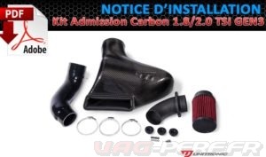 Lire la suite à propos de l’article L’Admission en fibre de carbone Unitronic pour Moteur 1.8/2.0 TSI GEN3 MQB UH007INA