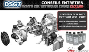 Lire la suite à propos de l’article Conseils d’entretien boite de vitesses DSG7 DQ200 (VAG 0AM)
