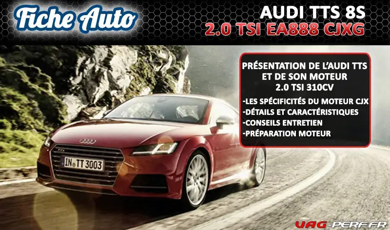 Lire la suite à propos de l’article L’Audi TTS (8S) et son moteur 2.0 TSI EA888 (CJXG) 310cv