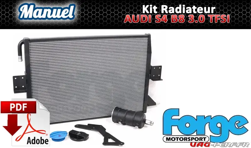 Lire la suite à propos de l’article Pdf Installation Forge Motorsport « Audi S4 B8 3.0 TFSI Charge Cooler Radiator and Expansion Tank kit  » FMCCRAD1