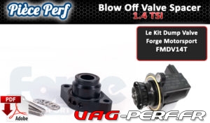 Lire la suite à propos de l’article Le Kit Entretoise pour DumpValve Blow Off Adaptor de Forge Motorsport FMDV14TSI pour les moteurs 1.4 TSI