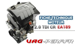 Lire la suite à propos de l’article Le moteur Volkswagen Audi 2.0 TDI CR EA189 : fiche complète