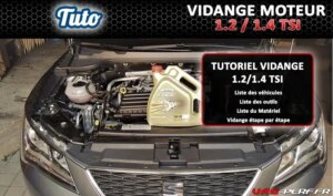 Lire la suite à propos de l’article Vidange huile moteur sur VW MK7 Golf 1.2 / 1.4 TSI