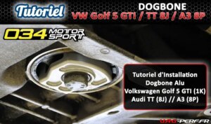Lire la suite à propos de l’article Tutoriel d’Installation Dogbone Alu Volkswagen Golf 5 GTI (1K) & Audi TT (8J) // A3 (8P)