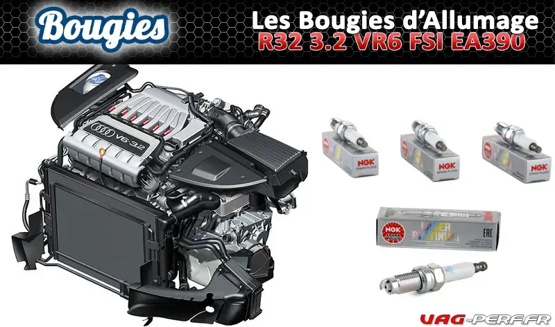 Lire la suite à propos de l’article Les Bougies d’origine pour le moteur 3.2 FSI 6 cylindres de la Golf 5 R32
