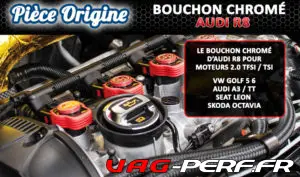 Lire la suite à propos de l’article Le bouchon d’huile chromé d’Audi R8 pour nos moteurs