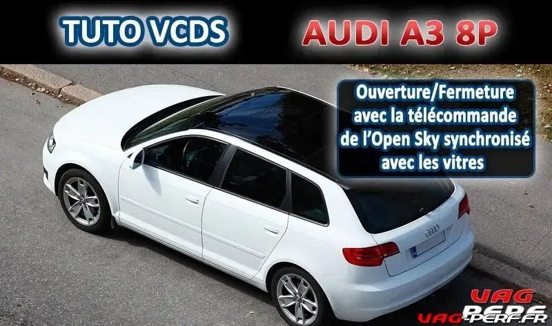 Lire la suite à propos de l’article Ouverture et fermeture avec la télécommande de l’Open Sky synchronisé avec les vitres sur Audi A3 8P