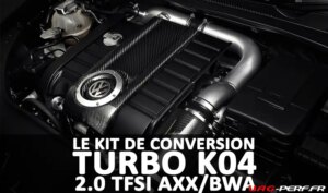 Lire la suite à propos de l’article Le kit de conversion pour passer du K03 au Turbo K04 sur le moteur 2.0 TFSI