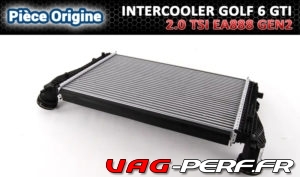 Lire la suite à propos de l’article L’intercooler de la VW GOLF MK6 Gti / Scirocco 2.0 TSI EA888 CCZB : Origine, Golf 6R, vues éclatées