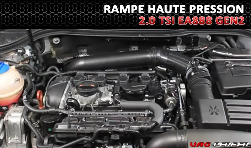 Lire la suite à propos de l’article Vue d’ensemble du système d’injection de la VW GOLF 6 Gti : rampe et injecteurs