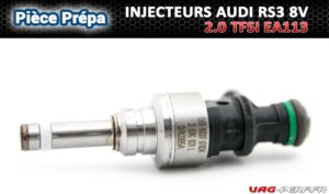 Lire la suite à propos de l’article Les Injecteurs Haute pression de l’Audi RS3 pour le moteur 2.0 TFSI EA113 : Préparation Stage 3 450+ et BioEthanol