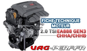 Lire la suite à propos de l’article Fiche technique moteur 2.0 TSI CHHA/CHHB (EA888 Gen 3) de la VW GOLF 7 Gti